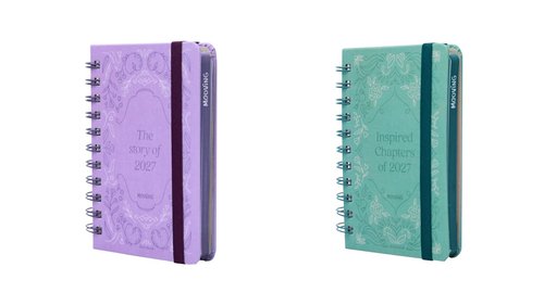MOOVING Agenda Anual 2027 Storybook Wire-O Tapa de Tela con Goma 100x150 mm MOOVING Agenda Anual 2027 Storybook Wire-O Tapa de Tela con Goma 100x150 mm