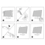 V7 PS23W9AM Filtro de Privacidad Magnético para Monitor 23" (58.4 cm) sin Marco con Reducción de Luz Azul, Antirreflejos y Reversible Brillante/Mate