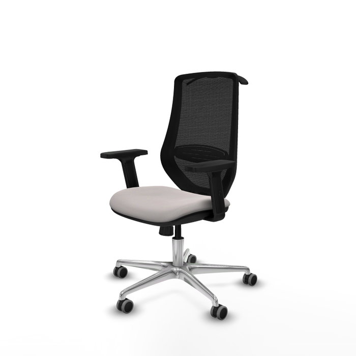 PIQUERAS Y CRESPO Silla de oficina Mardos con mecanismo Sincro, Blanco y Negro PIQUERAS Y CRESPO Silla de oficina Mardos con mecanismo Sincro, Blanco y Negro