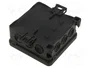 SIMET FASTBOX Caja de conexiones negra de empotrar