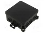 SIMET FASTBOX Caja de conexiones negra de empotrar