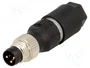 LAPP Conector M8 macho de 3 pines, recto, IDC