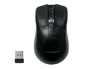 Q-connect Ratón óptico inalámbrico 1000 DPI negro