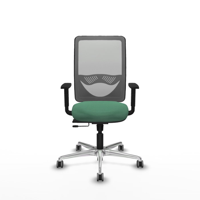 PIQUERAS Y CRESPO Silla de oficina Zulema Verde esmeralda y Gris PIQUERAS Y CRESPO Silla de oficina Zulema Verde esmeralda y Gris