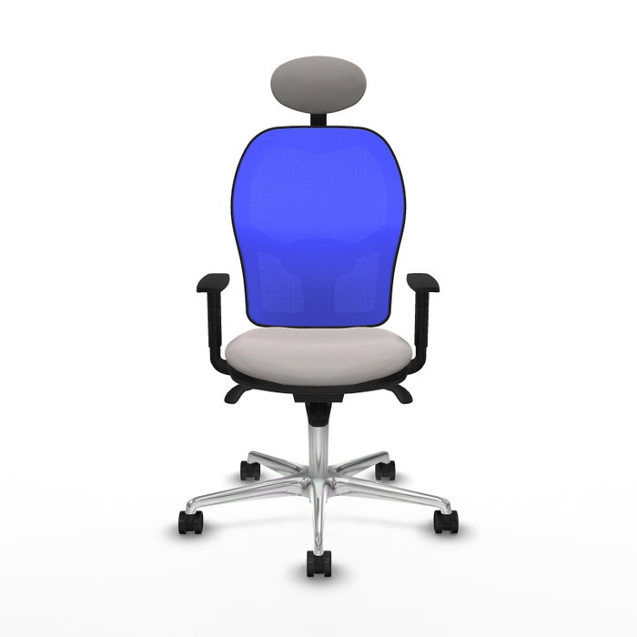 PIQUERAS Y CRESPO Silla de oficina Jorquera Sincro Blanco y Azul PIQUERAS Y CRESPO Silla de oficina Jorquera Sincro Blanco y Azul