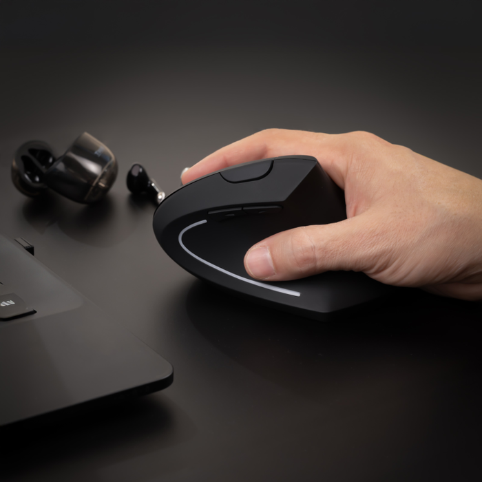 Tooq Ratón Inalámbrico Ergonómico Vertical TQMWG-1104-B 3200 DPI Negro Tooq Ratón Inalámbrico Ergonómico Vertical TQMWG-1104-B 3200 DPI Negro