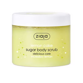 Ziaja LEMON CAKE Exfoliante Corporal de Azúcar Aroma a Pastel de Limón y Vainilla 300 ml