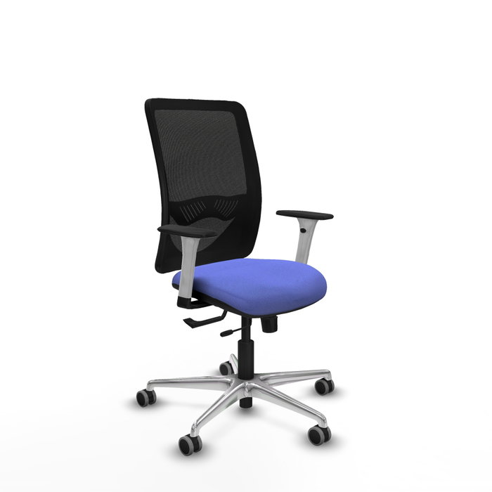 PIQUERAS Y CRESPO Silla de oficina Zulema con mecanismo Sincro/Traslack, Azul claro y Negro PIQUERAS Y CRESPO Silla de oficina Zulema con mecanismo Sincro/Traslack, Azul claro y Negro