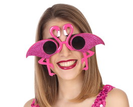 Gafas Flamenco Rosa Mujer Adulto para Fiestas y Festivales