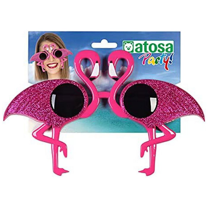Flamenco Gafas de Fiesta Rosa con Diseño de Flamencos Brillantes para Adulto Unísex Flamenco Gafas de Fiesta Rosa con Diseño de Flamencos Brillantes para Adulto Unísex