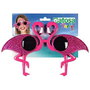 Flamenco Gafas de Fiesta Rosa con Diseño de Flamencos Brillantes para Adulto Unísex