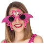 Flamenco Gafas de Fiesta Rosa con Diseño de Flamencos Brillantes para Adulto Unísex