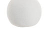 DKD Home Decor Lámpara de Sobremesa de Cerámica y Poliéster Blanca