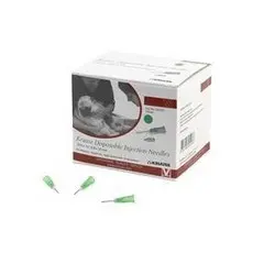 Kruuse Agujas Desechables 0,8x10mm 21Gx3/8 Pulgadas Verde 100U