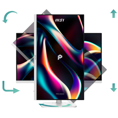 MSI PRO MAX 241PHW E14 Monitor Gaming 23.8 pulg. Full HD IPS 144 Hz Blanco MSI PRO MAX 241PHW E14 Monitor Gaming 23.8 pulg. Full HD IPS 144 Hz Blanco