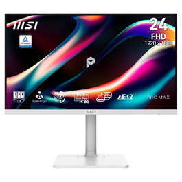 MSI PRO MAX 241PHW E14 Monitor Gaming 23.8 pulg. Full HD IPS 144 Hz Blanco