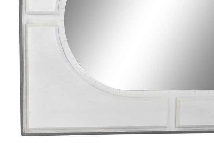 DKD Home Decor Espejo Mango Rombo Blanco 154x4x94 cm