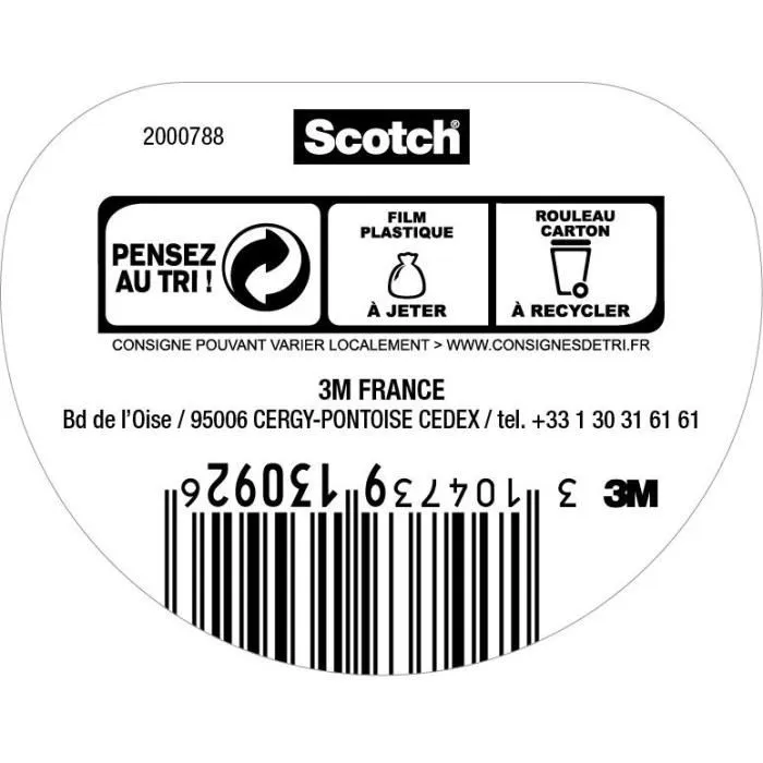 Scotch Cinta adhesiva de embalaje 100 m x 48 mm - Transparente Scotch Cinta adhesiva de embalaje 100 m x 48 mm - Transparente