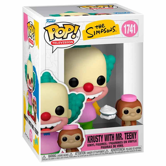 Funko Los Simpsons Krusty with Mr. Teeny Figura Vinilo 9cm