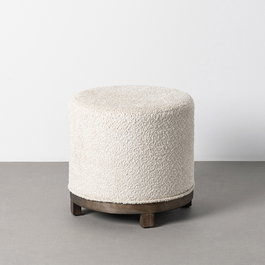 Puf Giratorio Crema Dm-Tejido 50 X 50 X 47 cm