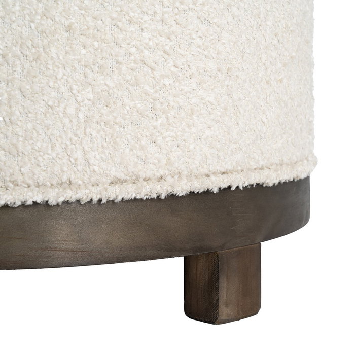 Puf Giratorio Crema Dm-Tejido 50 X 50 X 47 cm