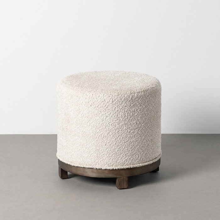 Puf Giratorio Crema Dm-Tejido 50 X 50 X 47 cm