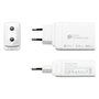 GoodConnections Cargador 65W de 3 Puertos (2x USB-C/USB-A) Blanco PCA-W007W