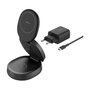 Belkin WIZ034kqBK Boost Charge Cargador 3-en-1 MagSafe Plegable Inalambrico Qi2 15W, Negro, Carga Rapida para iPhone, AirPods, Apple Watch, Pixel, Galaxy