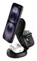 Belkin WIZ034KQBK Cargador Inalámbrico 3 en 1 Plegable Negro