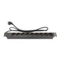 GoodConnections GC-N0077 Regleta de Potencia PDU 9 Tomas Tipo F 19 Pulgadas 1.8 m 250V 16A 3500W Negro para Rack Interior