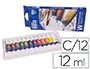 Artist Acuarela Caja Carton 12 Colores Surtidos Tubos 12 ml