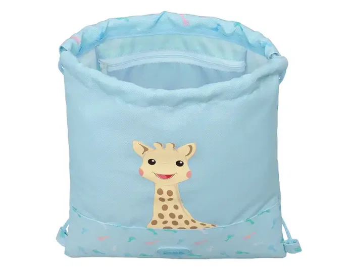 Safta Saco Plano Junior Sophie La Girafe Dreams Reciclado y Repelente al Agua