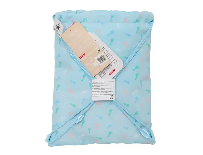 Safta Saco Plano Junior Sophie La Girafe Dreams Reciclado y Repelente al Agua