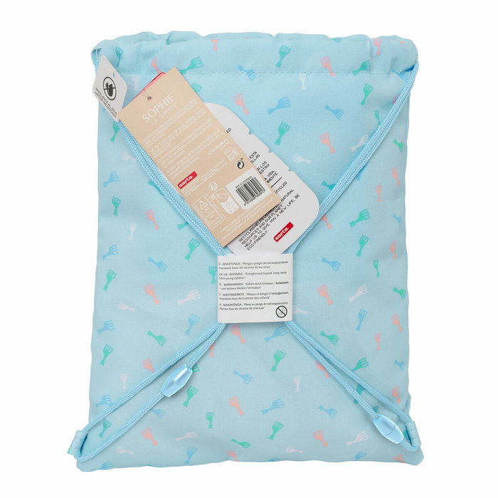 Safta Saco Plano Junior Sophie La Girafe Dreams Reciclado y Repelente al Agua