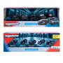 Majorette Gift Pack 5 Coches Deportivos y Todoterreno Negros 8502005000 - Bugatti, Lamborghini, Toyota, Land Rover, GMC - 1:64 Metal