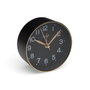 Reloj-Despertador Versa Negro Plástico