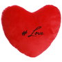 The Concept Factory Cojín Corazón Terciopelo con Bordado #Love Colores Surtidos 30x6x30 cm
