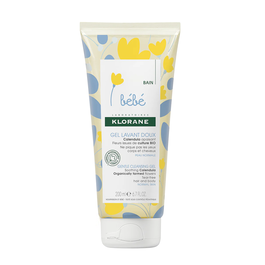 Klorane BÉBÉ Gel Limpiador Suave Cabello y Cuerpo 200 ml