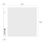 Hombli Calefactor eléctrico infrarrojo HBIR-0109 350W Blanco