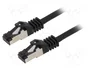 LogiLink Patchkabel Cat8.1 RJ45 S/FTP 20m Negro CQ8113S