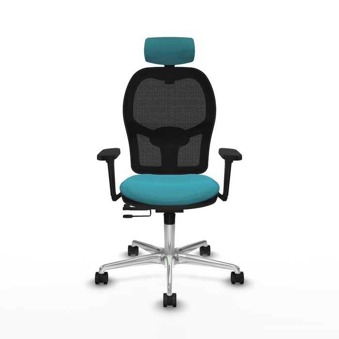 PIQUERAS Y CRESPO Silla de oficina Jorquera Turquesa y Negro PIQUERAS Y CRESPO Silla de oficina Jorquera Turquesa y Negro