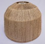 DKD Home Decor Pantalla Yute Metal 40x40x29 Natural