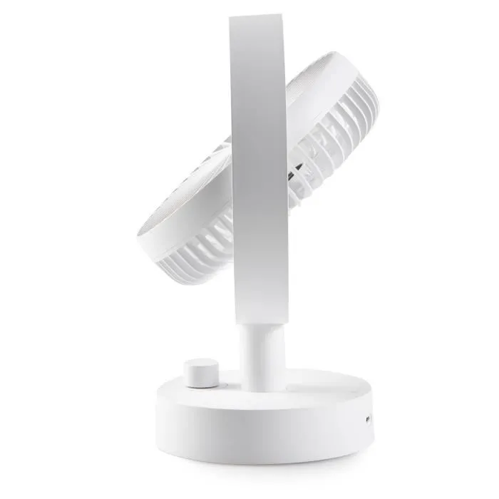 Domo Ventilador de Mesa Recargable USB DOM5411397173164 Batería Li-ion Diámetro 15 cm 10 Velocidades