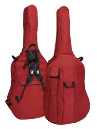 Funda Boston para Contrabajo de 3/4 Rojo Vino 19 mm