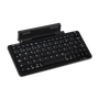 Phoenix technologies Mini Teclado Bluetooth Universal Multimedia con Soporte para Smartphone y Tablet, Batería Recargable Ion Litio, Cable USB Retráctil