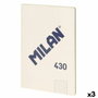 Milan Libreta Encolada A4 Serie 1918 Beige 48 Hojas Microperforada