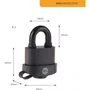 Yale Candado estanco Y220B/51/118/1 con protección termoplástica