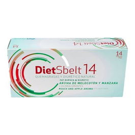 DIET CLINICAL 14 14Viales Viales Bebibles Detox y Quemagrasas para Pérdida de Peso con Extractos Vegetales y L-Carnitina