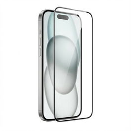 GUAN Protector Pantalla Cristal Templado para Apple iPhone 16 Pro, GA-GCLEZ-IP24-BLFM63