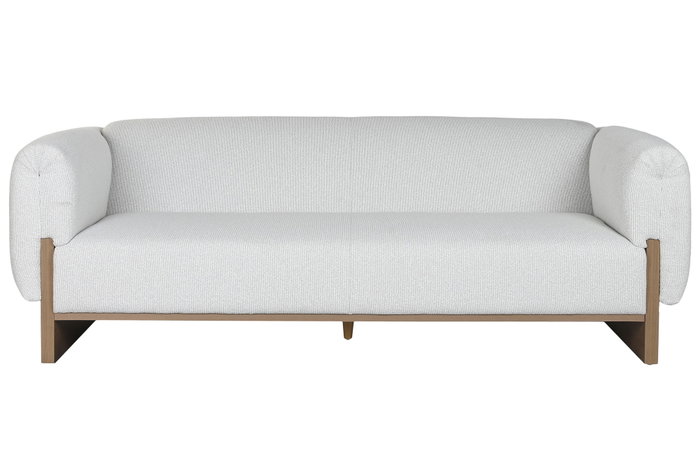 DKD Home Decor Sofá Gris en Poliéster y MDF